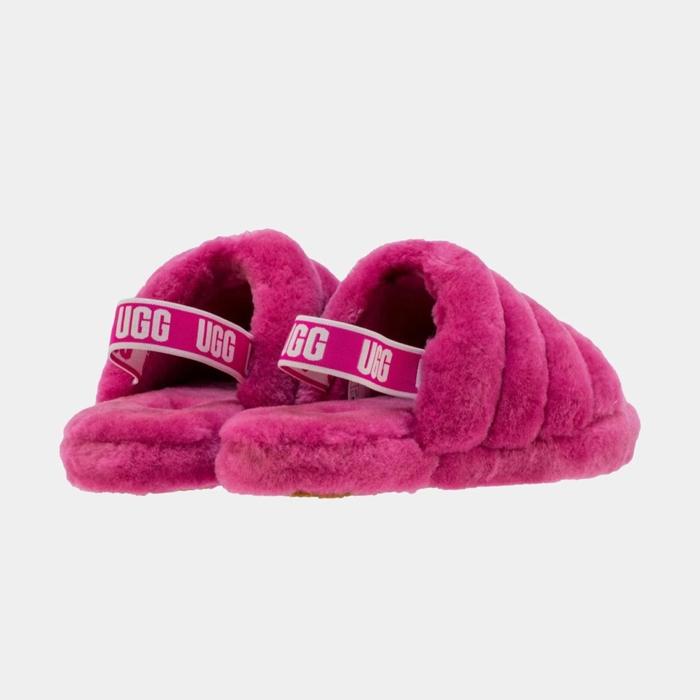 Ugh Fluff Yeah Slippers Fuchsia Size 8